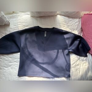 Anthropologie Dark Blue Topped